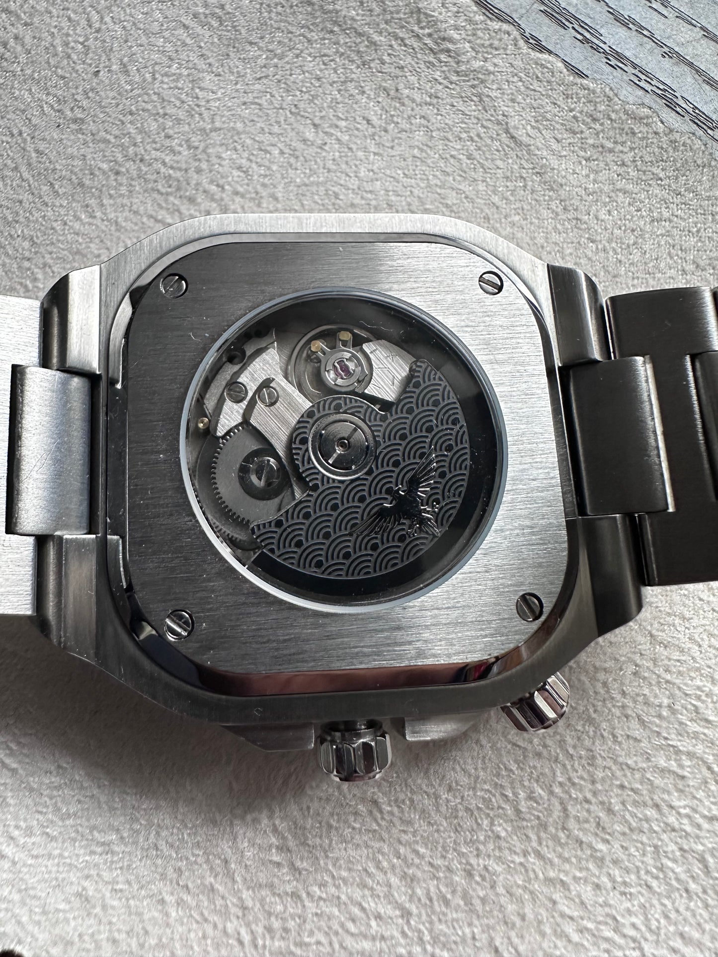 Bespoke skull mod Automatic watch